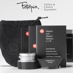 || Brand New Leica Summaron-M 28mm F5.6 - Silver / v2 / 11695 ||