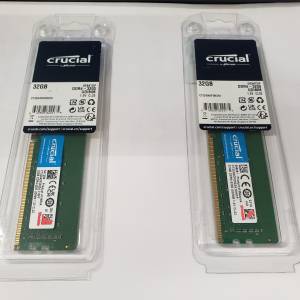Crucial DDR4 2 x 32GB 64GB ram