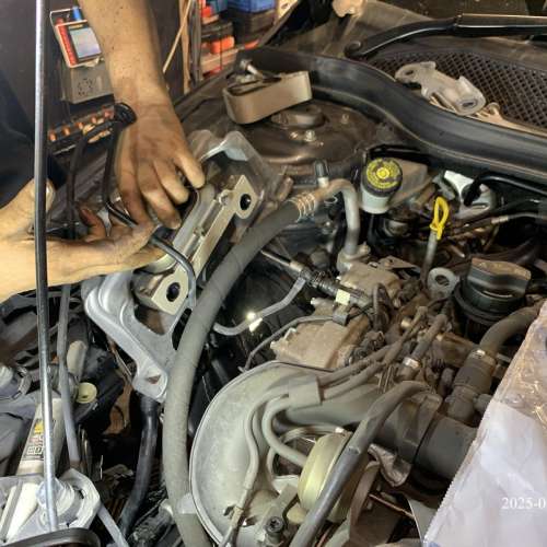 更換 Engine 膠 Benz 修理 更換 機腳膠