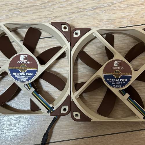 Noctua貓頭鷹 NF-S12A PWM 12CM Case Fan (1200rpm)