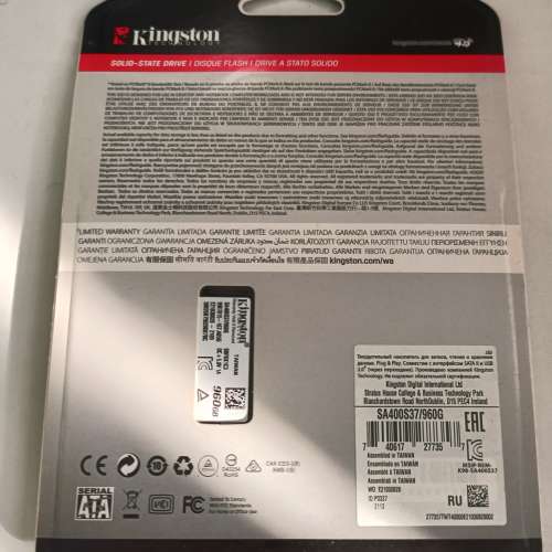 Kingston A400 SATA3 2.5-inch SSD 960GB