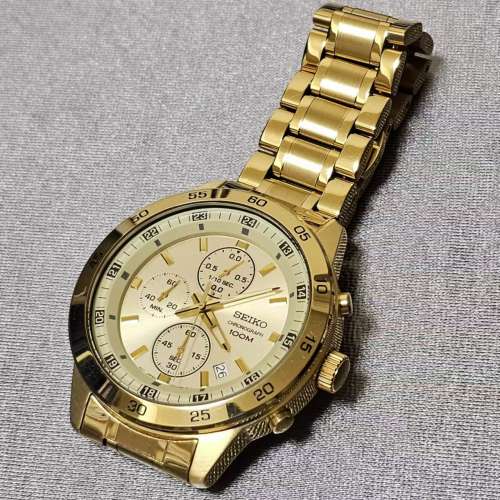 SEIKO Chronograph Gold 100M (95新)