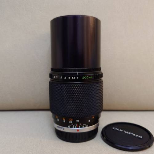 Olympus OM Zuiko 200mm f/4 新淨遠攝鏡頭 有內置遮光罩Hood 200 f4 適合生態攝影 ...