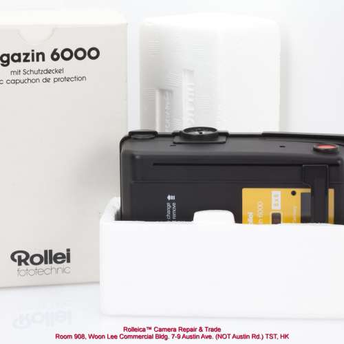 Mint in box Rolleiflex 6008 之 6x6 後背【220】Back Yellow Label 一次裝片可影2...