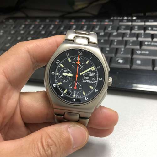 TUTIMA Military Chronograph (Military面) 760-02 (TI) Full Set