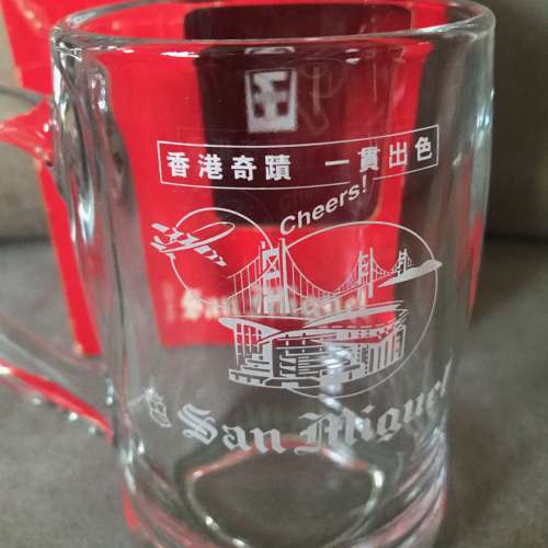 🍺 SAN MIGUEL SEVER ELEVEN Beer Glass NEW 全新 生力啤 7-11 啤酒玻璃杯 🍺