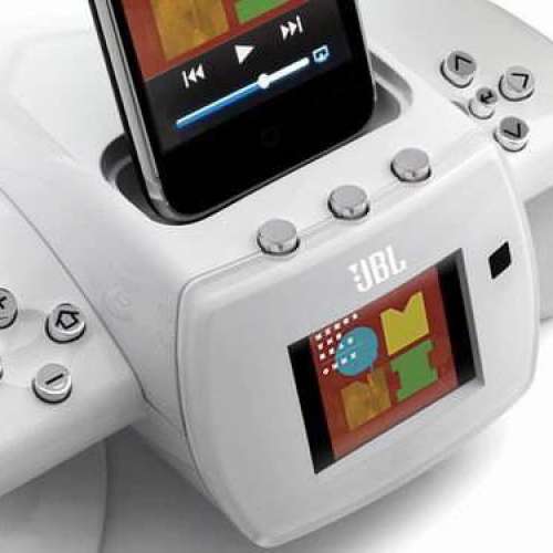 JBL On Air Wireless Desktop Speaker Wi-Fi Airplay WHITE USED JBL 座枱喇叭帶遙控...