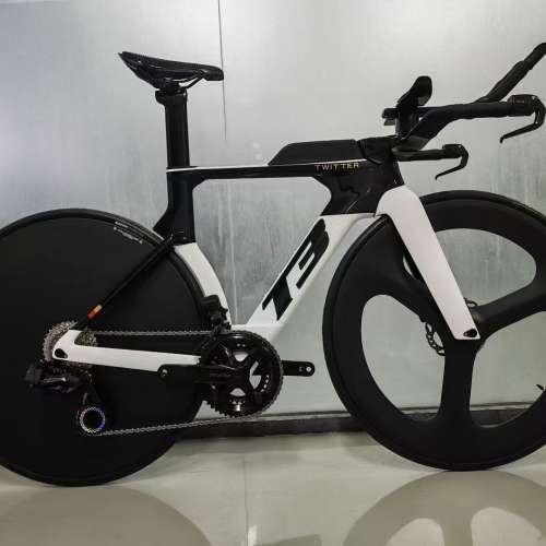 2026 TWITTER 騅特 T3（鐵三TT）電變24速 桶軸油剎碳纖維公路車 送水架前後蛙燈