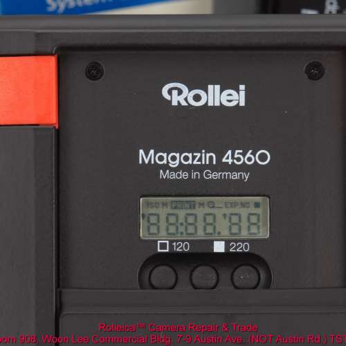 Rollei Magazin 4560 w/ Magazin Adapter, mint in box, all box & papers $