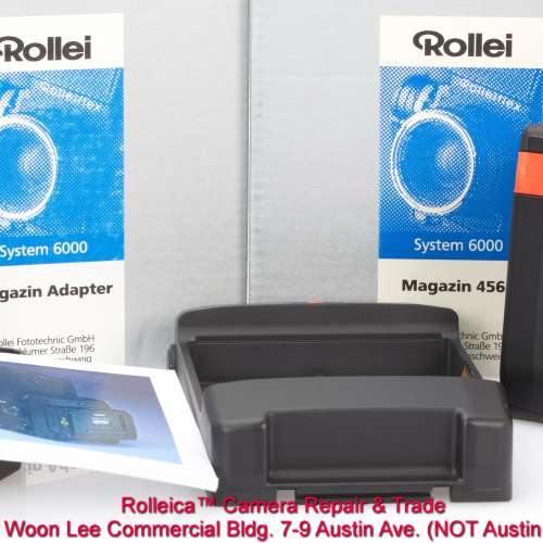 Rollei Magazin 4560 w/ Magazin Adapter, mint in box, all box & papers $
