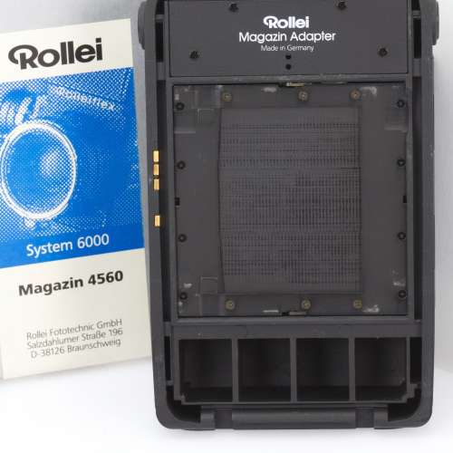 Rollei Magazin 4560 w/ Magazin Adapter, mint in box, all box & papers $