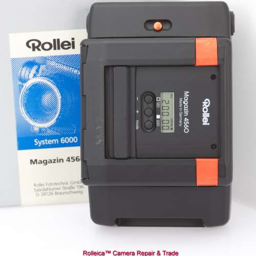 Rollei Magazin 4560 w/ Magazin Adapter, mint in box, all box & papers $