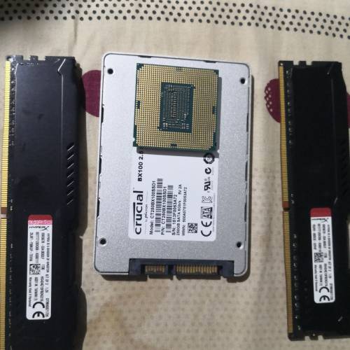CPU 內存ddr4 8GB1條 SSD250GB