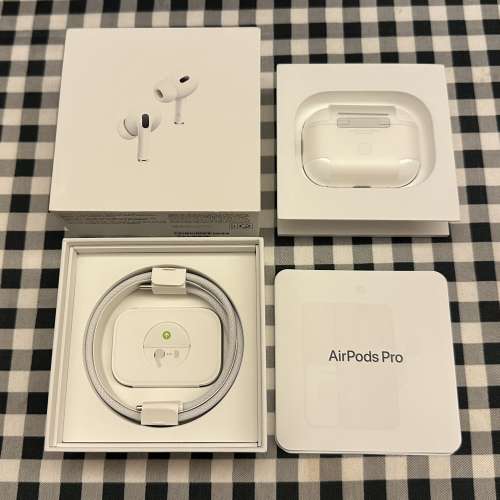 Apple AirPods Pro 2 Type C 藍牙耳機 行貨 99%新 全新一樣 原廠保養到2026年8月19...