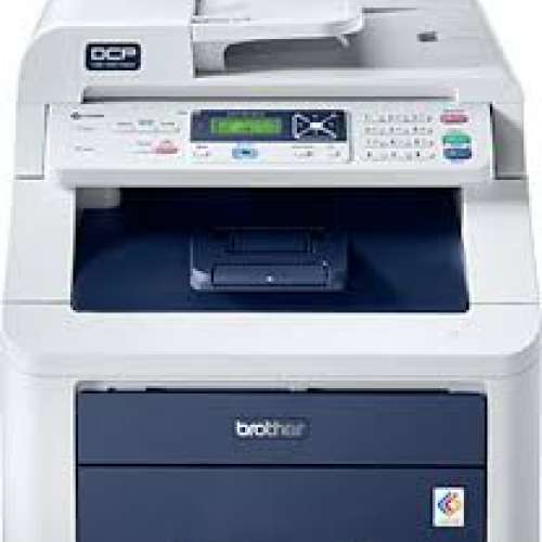 brother dcp 9010cn  彩色鐳射打印機 laser printer 不包好壞,可以接網線印文件,但...