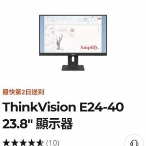 全新thinkvision e24-40
