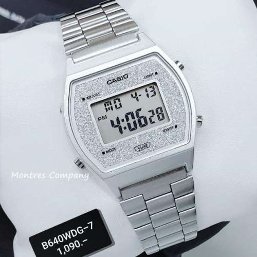 Montres Company 香港註冊公司 (32年老店) 卡西歐 CASIO 不鏽鋼錶帶 銀色 細錶徑 B...