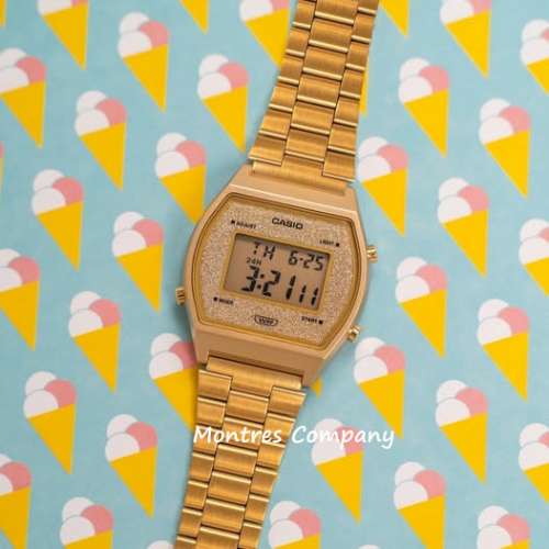 Montres Company 香港註冊公司 (32年老店) 卡西歐 CASIO 金色不鏽鋼錶帶 金色 細錶...