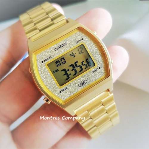 Montres Company 香港註冊公司 (32年老店) 卡西歐 CASIO 金色不鏽鋼錶帶 金色 細錶...