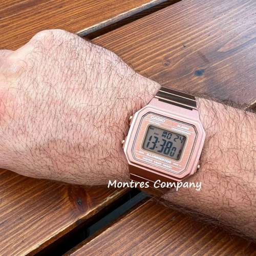 Montres Company 香港註冊公司(32年老店) 卡西歐 CASIO 七年電池壽命不鏽鋼錶帶 珊...