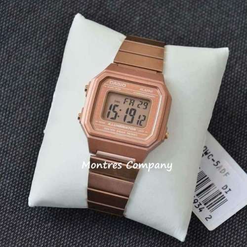 Montres Company 香港註冊公司(32年老店) 卡西歐 CASIO 七年電池壽命不鏽鋼錶帶 珊...