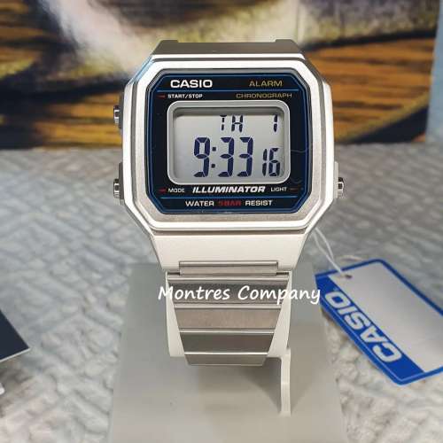Montres Company 香港註冊公司(32年老店) 卡西歐 CASIO 七年電池壽命 不鏽鋼錶帶 B...