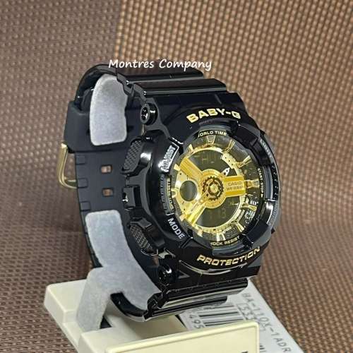 Montres Company 香港註冊公司 (32年老店) 卡西歐 CASIO Baby-G BA-110X-1A 黑金色 ...