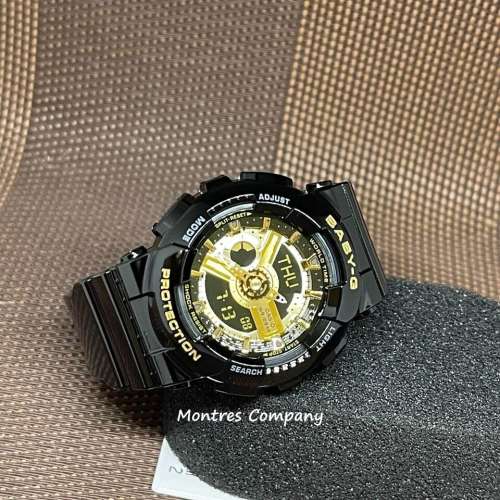 Montres Company 香港註冊公司 (32年老店) 卡西歐 CASIO Baby-G BA-110X-1A 黑金色 ...