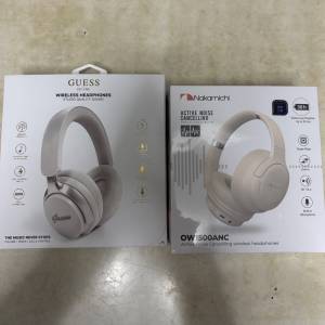 （包順豐郵寄，每件$150) Nakamichi OW1500ANC 主動式降噪藍牙無線耳機. GUESS 耳...