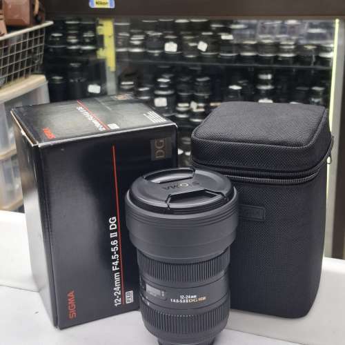 感謝有愛客人蔡先生捐出 SIGMA 12-24MM F4.5-5.6 II DG HSM NIKON MOUNT LIKE NEW