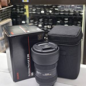 感謝有愛客人蔡先生捐出 SIGMA 12-24MM F4.5-5.6 II DG HSM NIKON MOUNT LIKE NEW