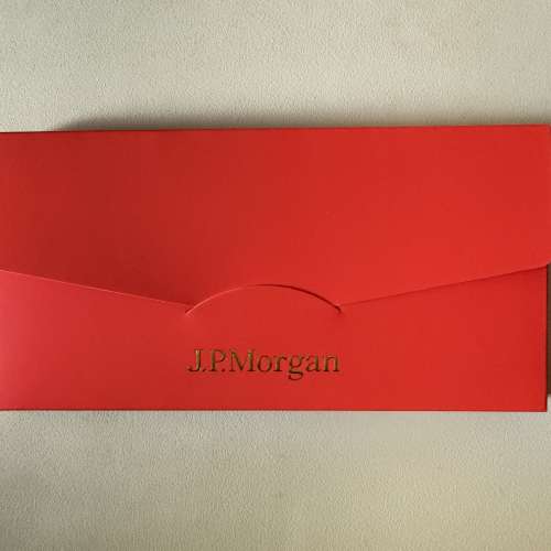 【J.P.Morgan 摩根大通】「福 &bull; 鳥語花香」長型利是封10個一盒