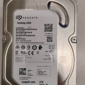 Seagate 2TB SATA hard disk 3.5 inch