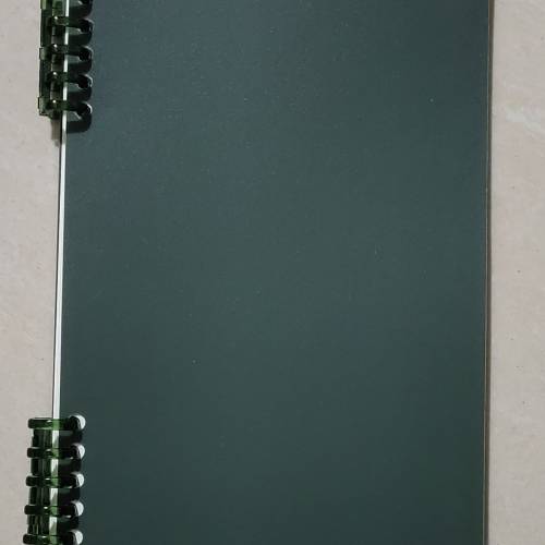 A5 20孔 深綠色活頁簿,可自
行加減紙張