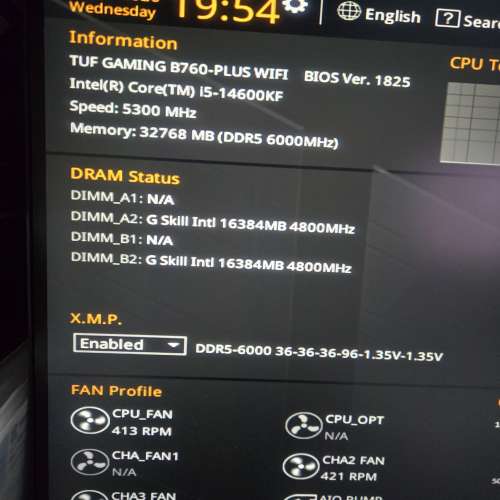 DDR5 G skill 6000 16Gx2