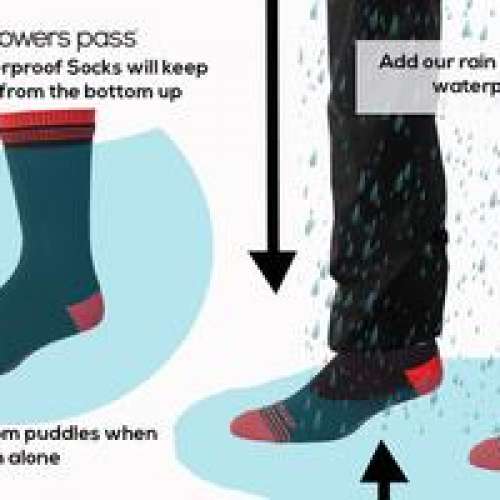 🇺🇸 美國Showers Pass Hi-Viz 螢光黃色 - 防水襪 L/XL碼 = 10-12號 / 44-46