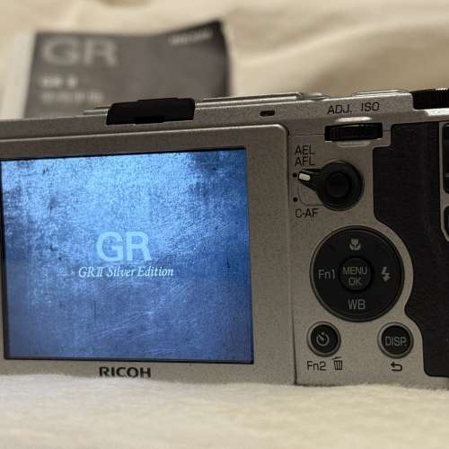 [收藏級] Ricoh GR II (80週年銀色限量版) 95%新、快門僅3332次