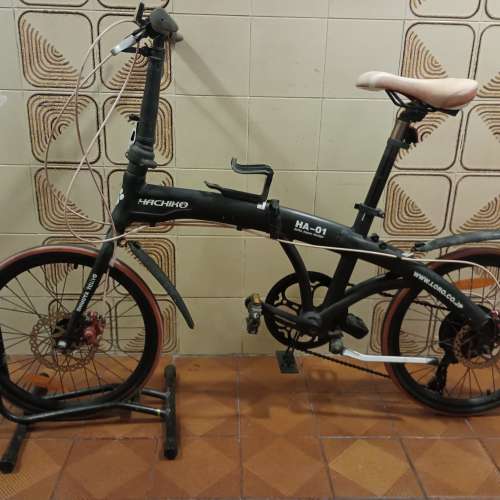 20 吋 黑色日本 Hachiko 摺車