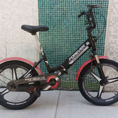 20 吋 紅黑色定速 摺車