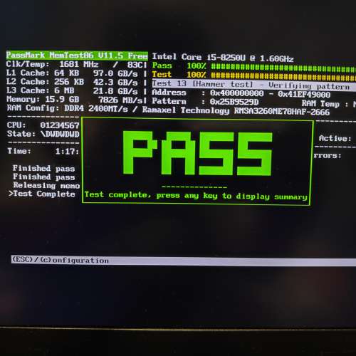 DDR4-2666 8GB SODIMM x2