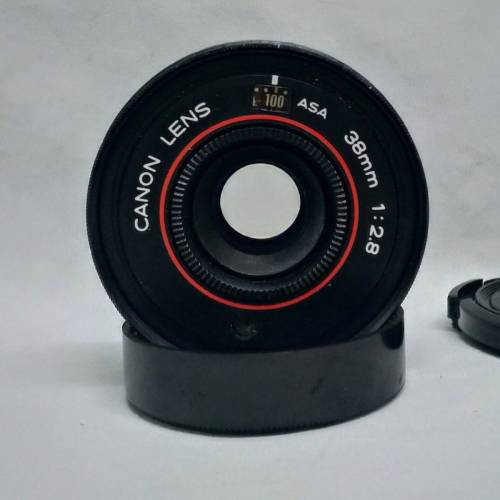 Canon 38mm F2,8(折自Canon AF35M)已改m42牙(可配合對焦筒用)