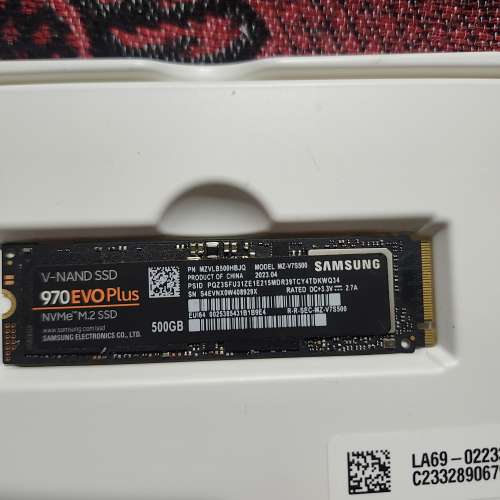 Samsung 970 EVO Plus 500Gb M.2 SSD