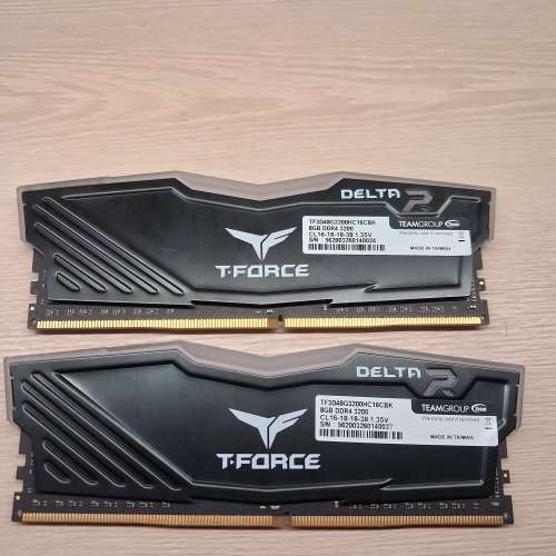 TeamGroup T-Force Delta RGB 3200MHZ DDR4 RAM 16GB (2x8GB)