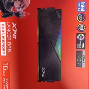 XPG LANCER RGB DDR5 32GB 記憶體 6000 CL30