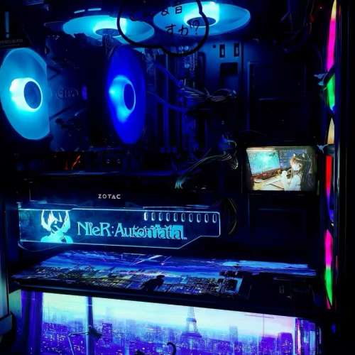 Intel&reg; Xeon&reg; 致強E5 RGB電競電腦主機，16G 記憶體* 512G SSD固態硬盤，RGB 氛圍...