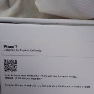 iphone17粉紫色256gb99%新無花無崩