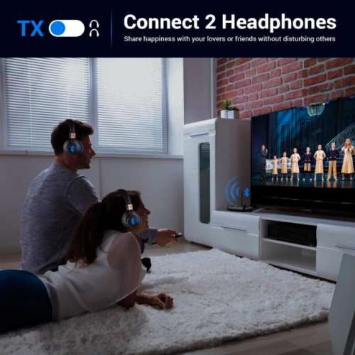 3-in-1 Bluetooth Transmitter Receiver  (Support DUAL Connection 🎧  🎧 )