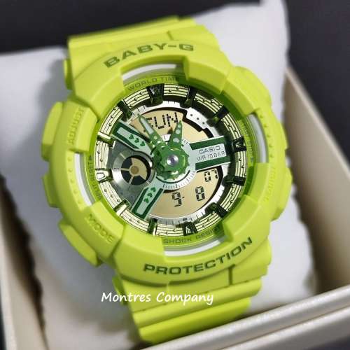 Montres Company 香港註冊公司(32年老店) 卡西歐 CASIO BABY-G BA-110YK-3A 防震 10...