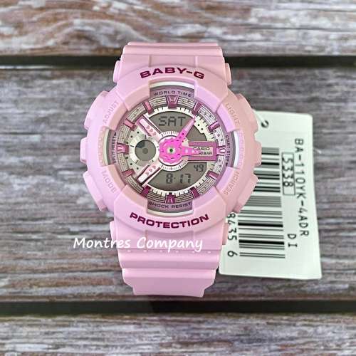 Montres Company 香港註冊公司(32年老店) 卡西歐 CASIO BABY-G BA-110YK-4A 防震 10...