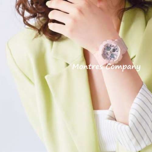 Montres Company 香港註冊公司 (32年老店) 卡西歐 CASIO BABY-G 粉紅色 BA-130WP-4A...